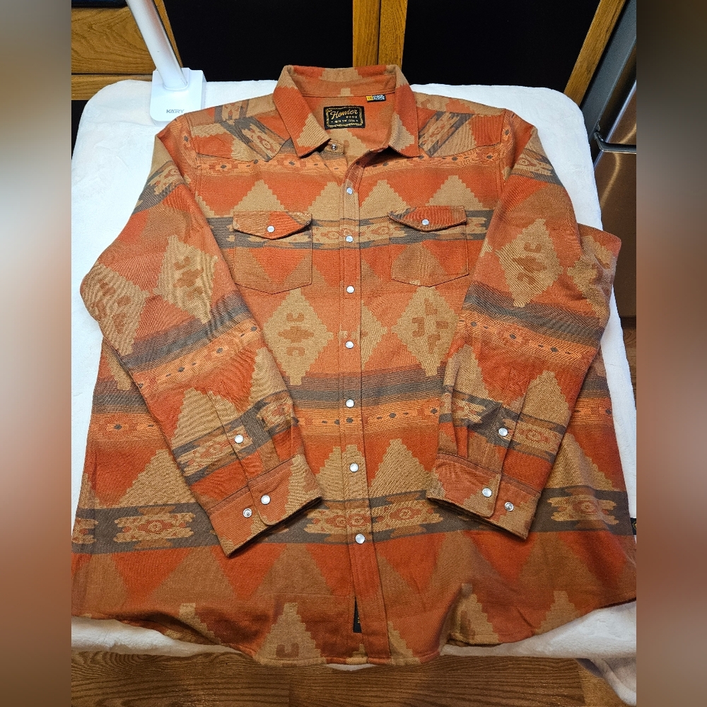Howler Brothers Sheridan Flannel Mens Sz XXL